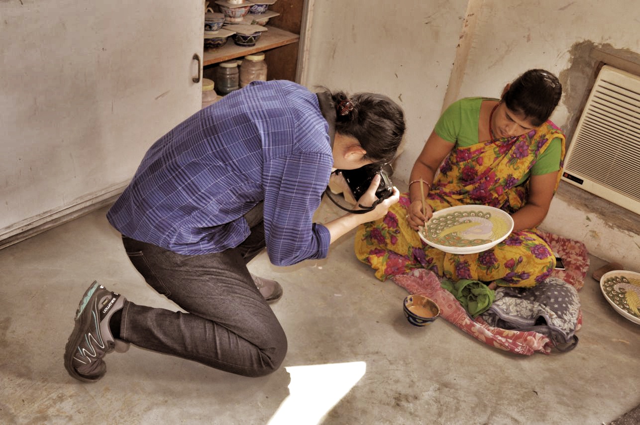 The group shooting the products