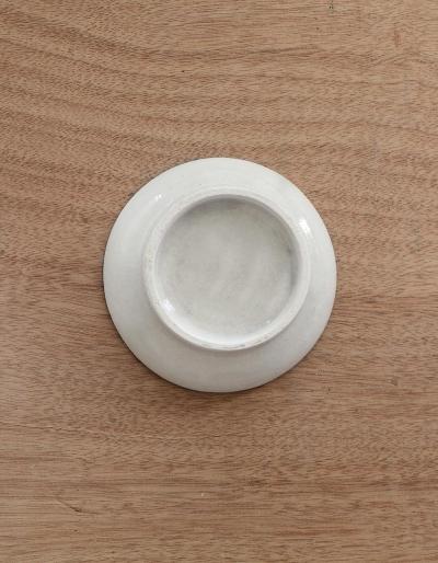 Jaipur Blue Pottery Handmade Birds design on white base Plate 8 inches